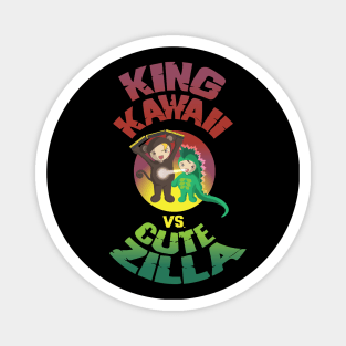 King Kawaii Vs Cutezilla Magnet